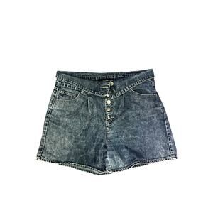 80s Style Forever 21 Acid Wash High Waist Shorts Size 29” Waist